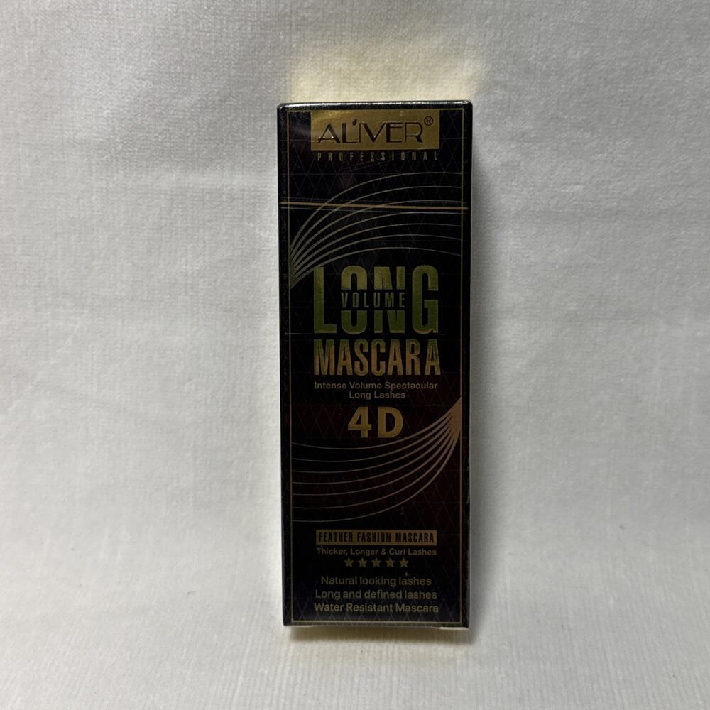 4D Silk Fiber Lash Mascara, Waterproof Long Lasting Mascara Black Volume and Len